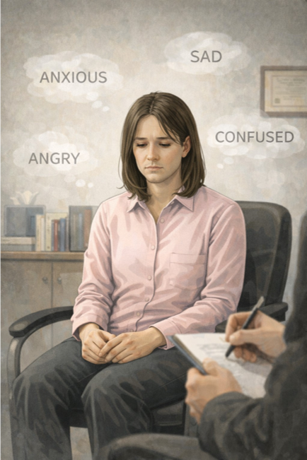 アレキシサイミアの状態の様子