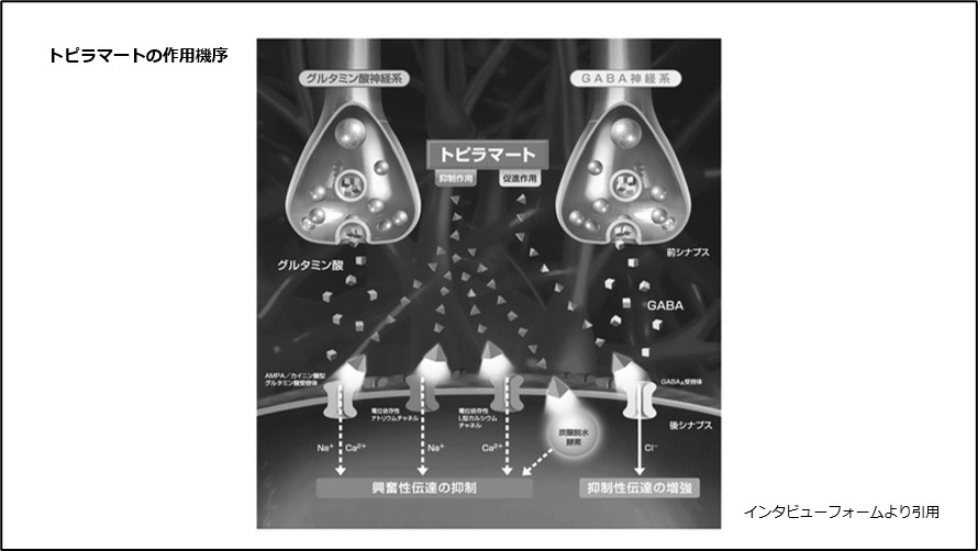 トピラマートの作用機序