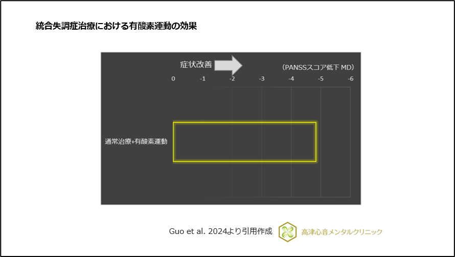 統合失調症治療における有酸素運動の効果