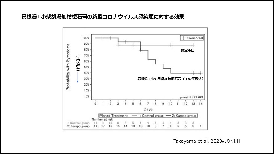 葛根湯+小柴胡湯加桔梗石膏の新型コロナウイルス感染症に対する効果