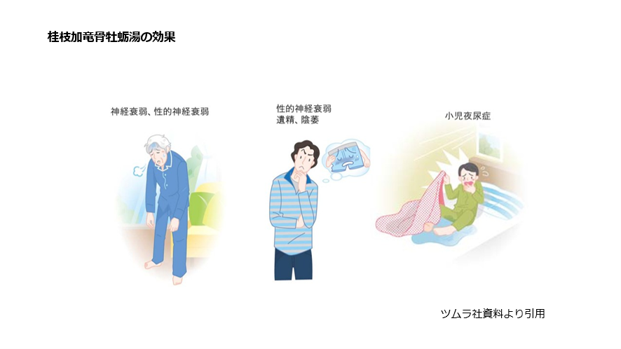 桂枝加竜骨牡蛎湯の効果