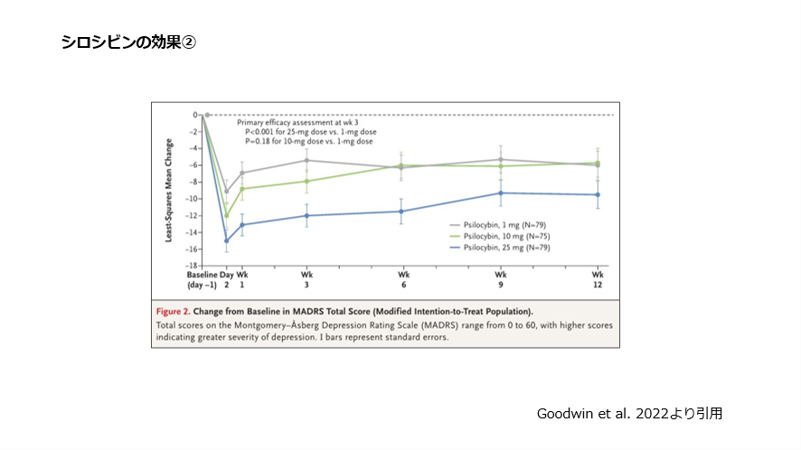 シロシビンの治療効果②